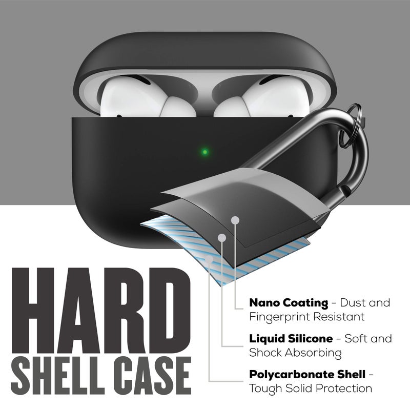 Keybudz Hybrid Shell Series Compatible - AirPods Pro Case Cover - Image 2